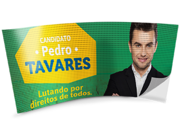 Adesivos microperfurados para campanha eleitoral em Fortaleza