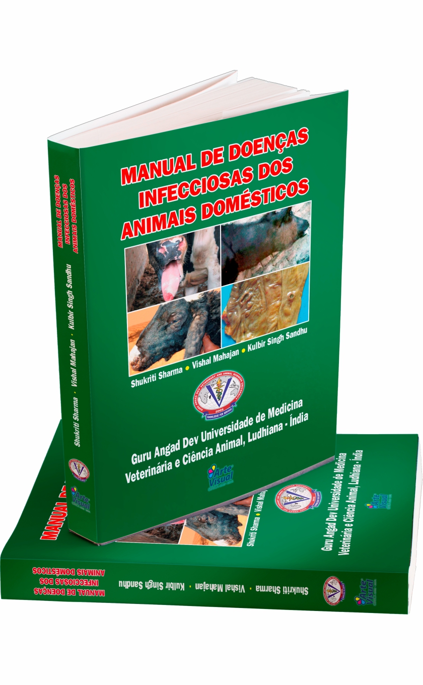 Livro Manual de Doenças Infecciosas dos Animais Domésticos da Arte Visual Editora